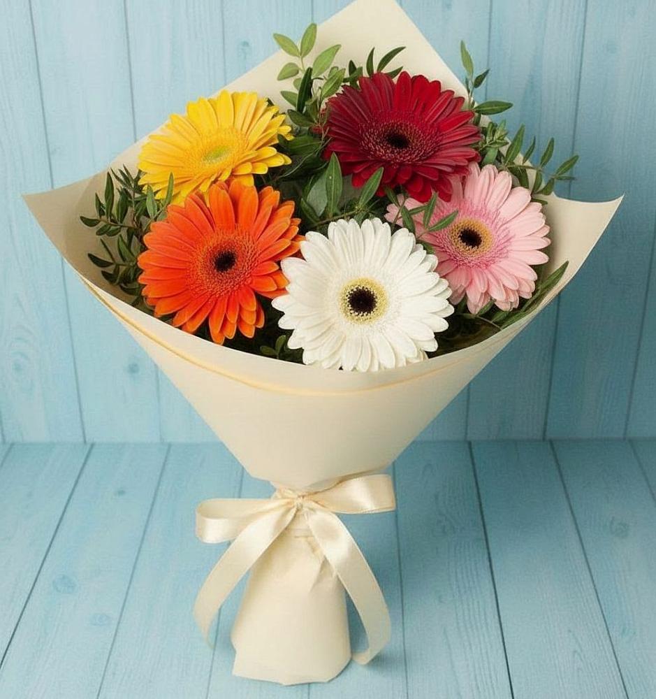 Букет цветов из: Герберы в Чагоде