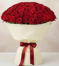 Букет 101 Красная роза Милано в Чагоде