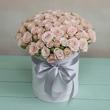 Цветочная композиция из Розы в шляпной коробке #REPLACE_PRED# Чагоде