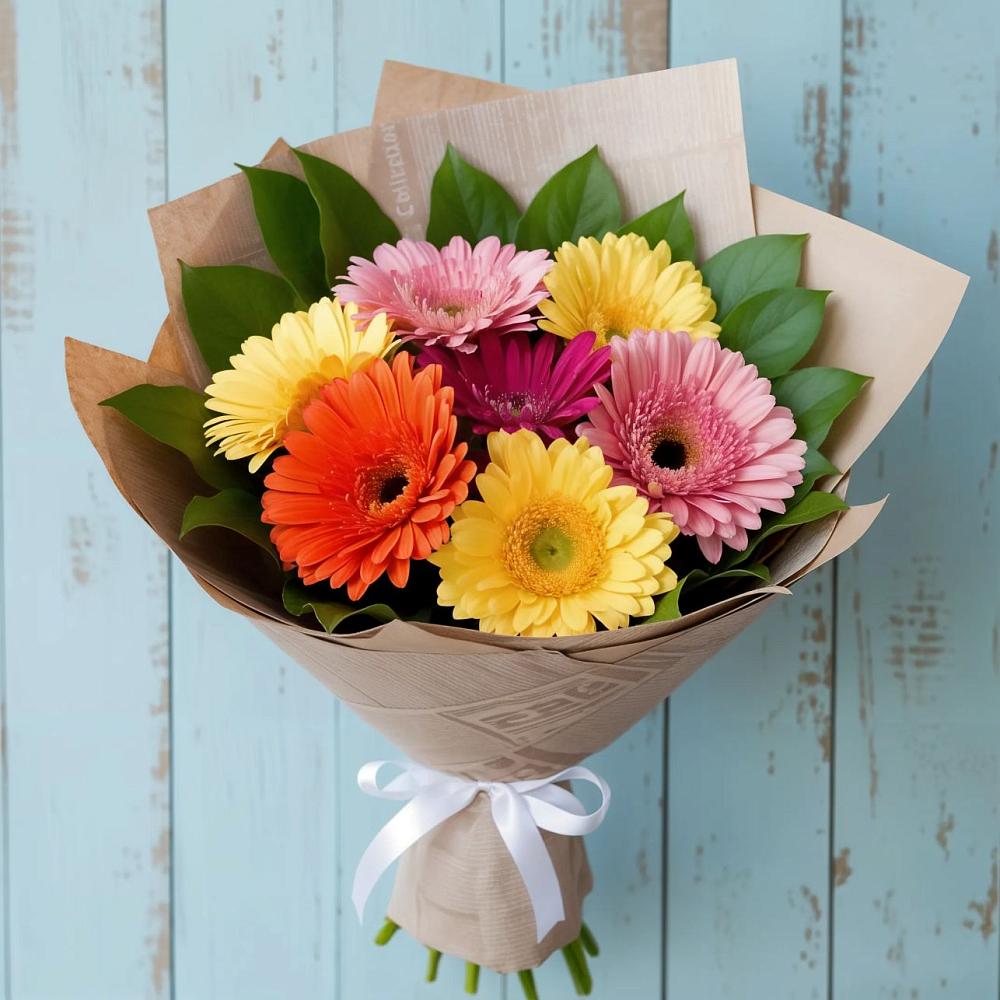 Букет цветов из: Герберы в Чагоде