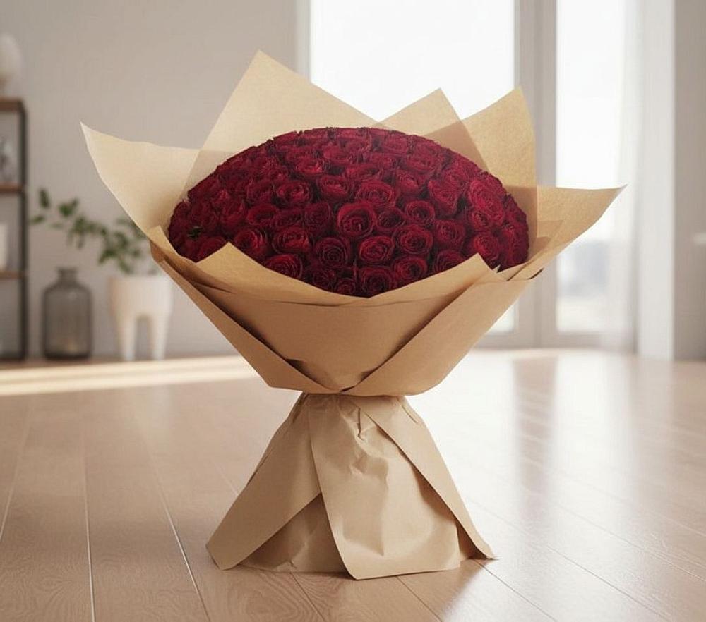 Букет 101 Красная роза в Чагоде