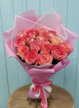 Букет 15 Розовых роз Равель в Чагоде